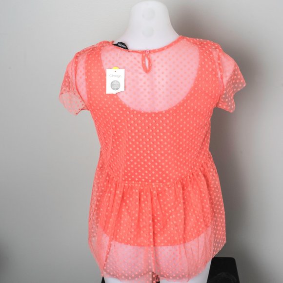 NWT George lace top with under cami - sz 14/16- XL - Picture 3 of 4